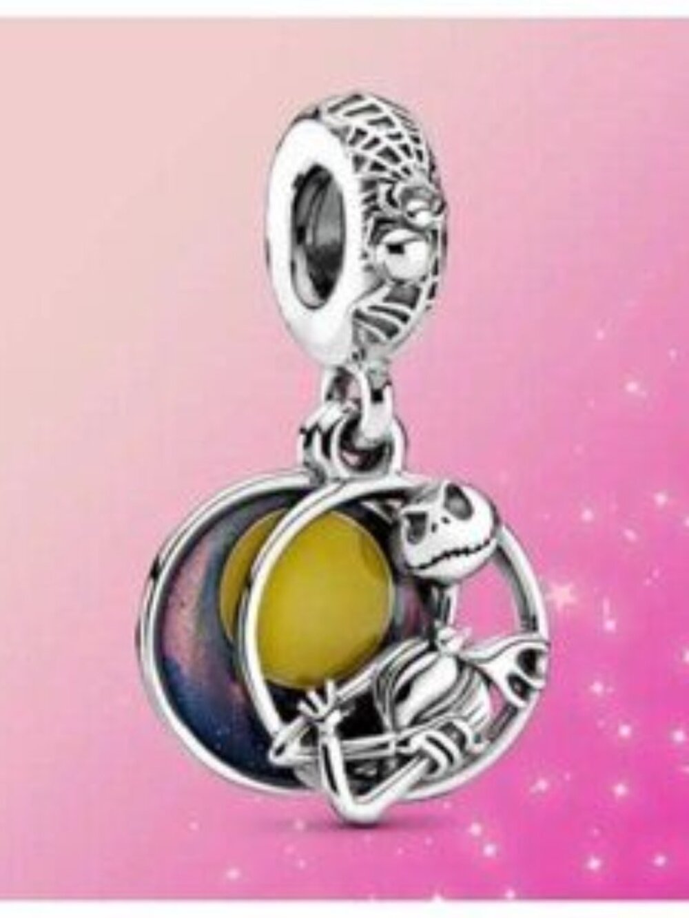 PANDORA Disney Nightmare Before Cheistmas Jack Skellington Charm